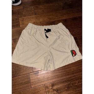 Cobra Men's Size Large 34-36" Khaki Micro Fiber Mesh Lined‎ Outdoor Shorts Used